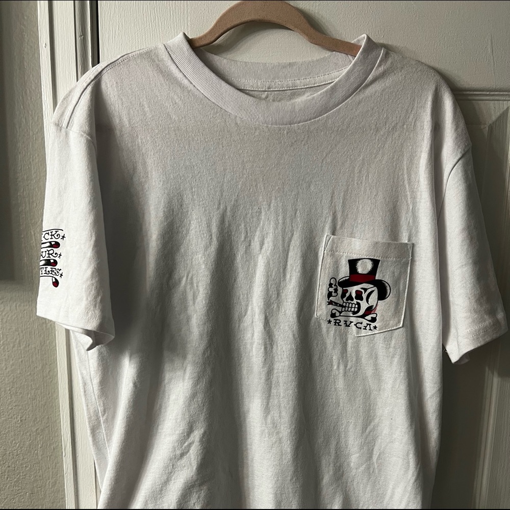 White Tee with design